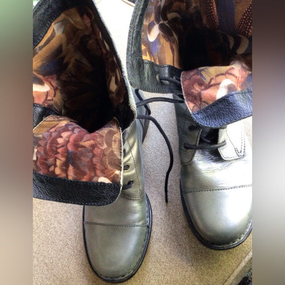 BORN leather lace up boots Size 8 NEW - Picture 7 of 11